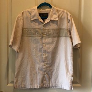 Hinano Tahiti Men’s Collar Button Shirt Med